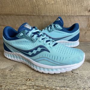 Saucony Womens Kinvara 11 Running Shoes Aqua/Blue Size 8.5 | S10551-25 | EUC
